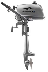 купить 2х-тактный лодочный мотор SHARMAX SM4HS (2024) в Москве - фото 