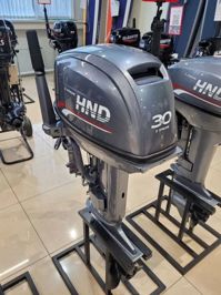 купить 2х-тактный лодочный мотор HND OB30 ERS Б/У в Москве - фото 