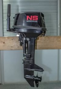 купить 2х-тактный лодочный мотор NISSAN MARINE NM 9.8 B S Б/У в Москве - фото 