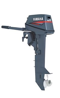 купить 2х-тактный лодочный мотор YAMAHA 8 cmhs в Москве - фото 