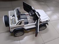 купить Детский электромобиль Джип Mercedes G650 Ultra New белый в Москве - фото 