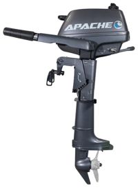 купить 2х-тактный лодочный мотор APACHE T3 BS в Москве - фото 