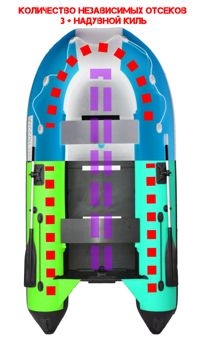 купить Лодка ПВХ МУССОН 3200 СК в Москве - фото 
