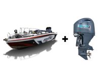 купить Комплект Алюминиевая лодка (катер) Mikatsu (Микатсу) 590 (Z99) Sport + мотор Mikatsu MF115FEL-T EFI в Москве - фото 