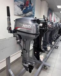 купить 2х-тактный лодочный мотор HND OB9.8 HS Б/У в Москве - фото 