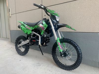 купить Мотоцикл BSE EX Max13 17/14 Green Pink Neon PITBIKE в Москве - фото 