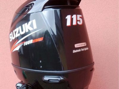 4х-тактный лодочный мотор SUZUKI DF115BTL EFI Б/У в Москве