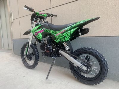 купить Мотоцикл BSE EX Max13 17/14 Green Pink Neon PITBIKE в Москве - фото 