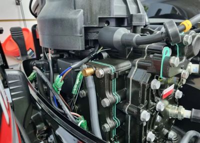 купить 2х-тактный лодочный мотор HDX R SERIES T 9.9 BMS Б/У в Москве - фото 