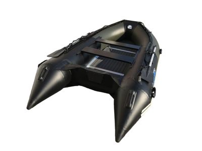 купить Лодка ПВХ STORMLINE Flexiteek 360 (черно-зеленая/красно-черная) в Москве - фото 