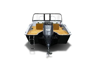 купить Комплект Алюминиевая лодка (катер) Mikatsu (Микатсу) 570 (Z43) Premium + мотор Mikatsu MF115FEL-T EFI в Москве - фото 