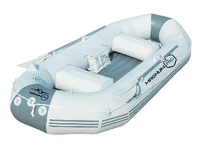 купить Гребная лодка ПВХ MAGNUM PRO 300 (Серая) гребная, с возможностью установки транца в Москве - фото 