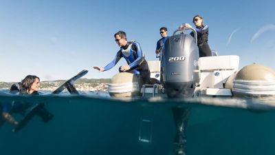 купить 4х-тактный лодочный мотор YAMAHA FL200CETX в Москве - фото 