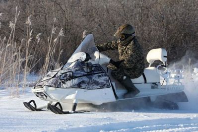 купить Снегоход РУССКАЯ МЕХАНИКА Тайга Patrul 551 SWT в Москве - фото 