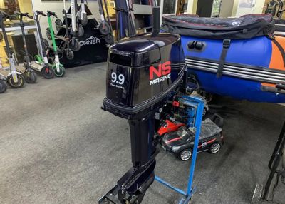 купить 2х-тактный лодочный мотор NISSAN MARINE NS 9.9 D2 S Б/У в Москве - фото 