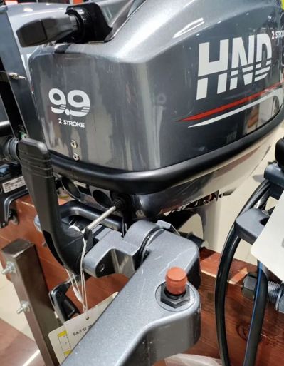 купить 2х-тактный лодочный мотор HND OB9.9 HS Б/У в Москве - фото 