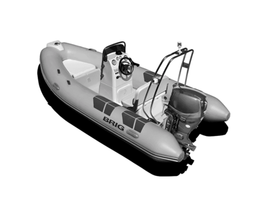 купить Лодка РИБ BRIG FALCON RIDER 400 в Москве - фото 