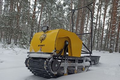 купить Мотобуксировщик РЫБАК СТАРТ Lifan 15 л.с. (металлический капот) в Москве - фото 