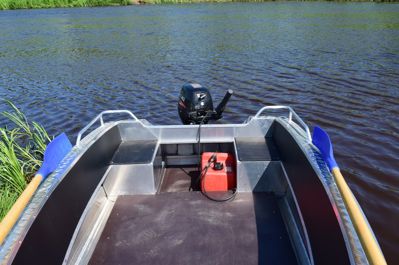 купить Алюминиевая лодка WELLBOAT-410 в Москве - фото 