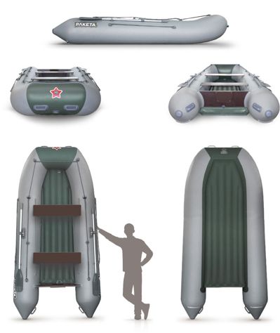 купить Лодка ПВХ РАКЕТА РЛ-330 в Москве - фото 