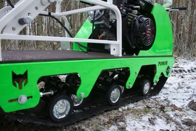 купить Мотобуксировщик POMOR X-500 9 л.с. в Москве - фото 