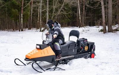 купить Мини-снегоход БУРЛАК Егерь FOX-L 15 л.с. в Москве - фото 