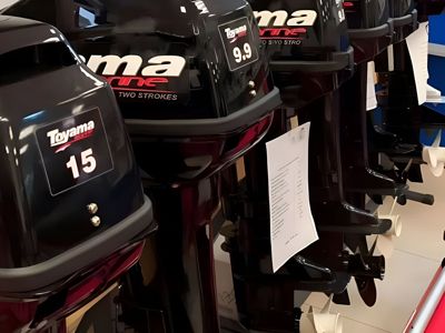 купить 2х-тактный лодочный мотор TOYAMA T15BMS Б/У в Москве - фото 