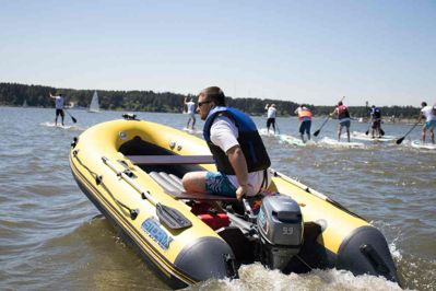купить Лодка ПВХ STORMLINE AIR Trimaran 400 в Москве - фото 