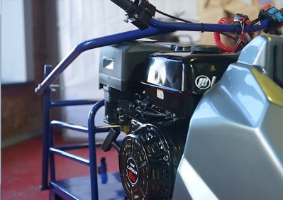 купить Мотобуксировщик БУРЛАК М2 (Короткий) 15 л.с. в Москве - фото 