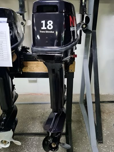 купить 2х-тактный лодочный мотор NISSAN MARINE NM 18 E2 S Б/У в Москве - фото 