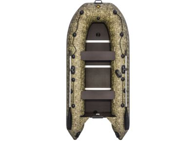 Лодка ПВХ РИВЬЕРА Компакт 3200 СК "камуфляж" темный камыш в Москве