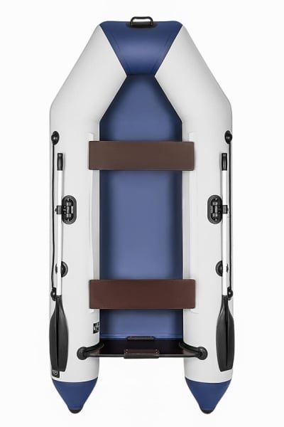 Лодка ПВХ АКВА 2800 Серый - синий в Москве