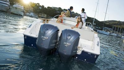 купить 4х-тактный лодочный мотор YAMAHA FL300BETX в Москве - фото 