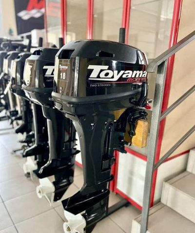 купить 2х-тактный лодочный мотор TOYAMA T18BMS Б/У в Москве - фото 