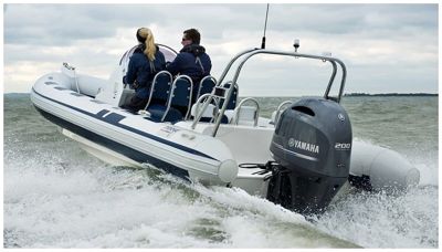 купить 4х-тактный лодочный мотор YAMAHA FL200CETX в Москве - фото 