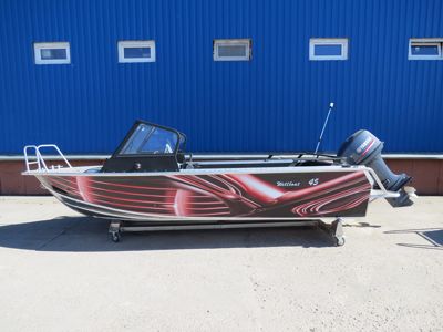 купить Катер-лодка алюминиевая WELLBOAT 45i в Москве - фото 