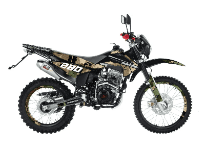 купить Мотоцикл кроссовый эндуро SHARMAX Sport 280 V23 (камуфляж) в Москве - фото 