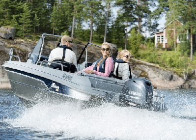 купить Комплект Алюминиевая лодка (катер) Mikatsu (Микатсу) 470 (Z43) Premium + мотор Yamaha F60FETL в Москве - фото 