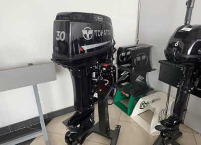 купить 2х-тактный лодочный мотор TOHATSU M30H EPS Б/У в Москве - фото 