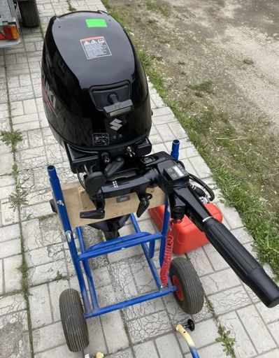 купить 4х-тактный лодочный мотор SUZUKI DF9.9AS Б/У в Москве - фото 