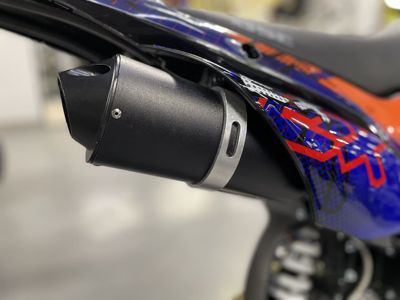 купить Мотоцикл BSE EX Blue Orange Ant 17/14 PITBIKE в Москве - фото 