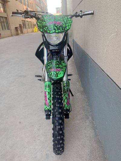 купить Мотоцикл BSE EX Max13 17/14 Green Pink Neon PITBIKE в Москве - фото 