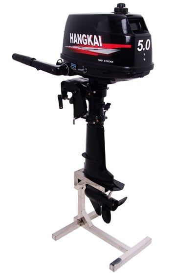 купить 2х-тактный лодочный мотор HANGKAI M5.0 HP в Москве - фото 