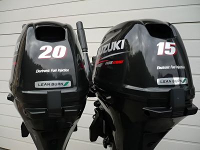 купить 4х-тактный лодочный мотор SUZUKI DF15AS Б/У в Москве - фото 