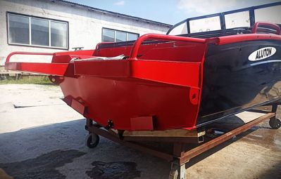 купить Катер-лодка алюминиевая ALUTON 490Fish в Москве - фото 