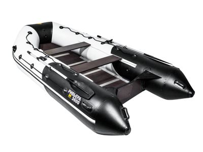 купить Лодка ПВХ РИВЬЕРА Максима 3600 СК "Комби" светло-серый/черный в Москве - фото 