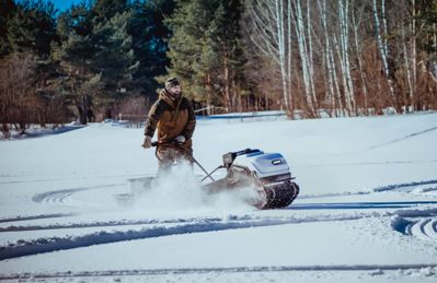 купить Мотобуксировщик TINGER Dog 13.5 л.с. в Москве - фото 