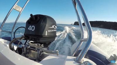 купить 2х-тактный лодочный мотор SHARMAX SM40HS в Москве - фото 