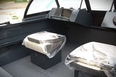 купить Катер-лодка алюминиевая ALUTON 430Fish в Москве - фото 