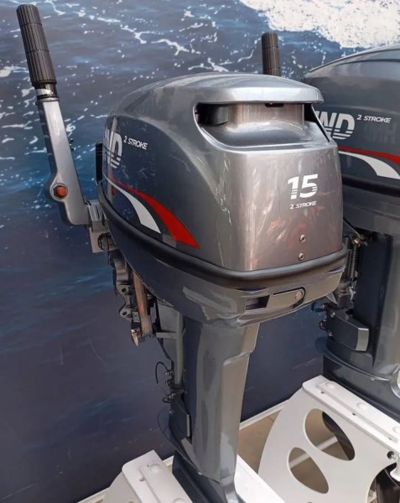 2х-тактный лодочный мотор HND OB15 HS Б/У в Москве